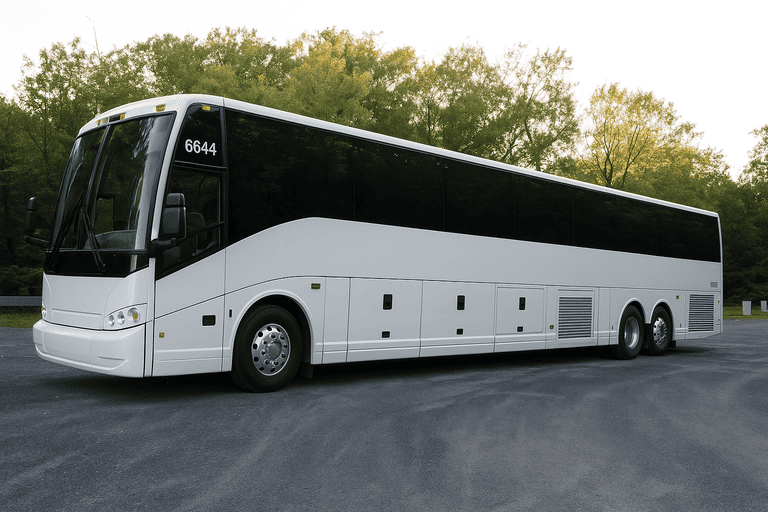exterior of Memphis Coach Bus Service coach bus
