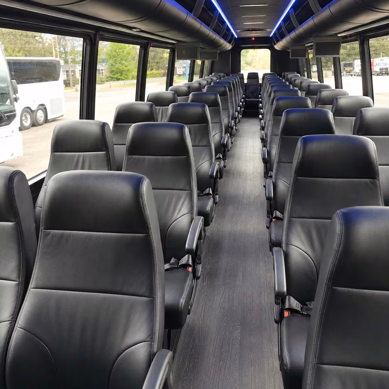 28 passenger minibus interior