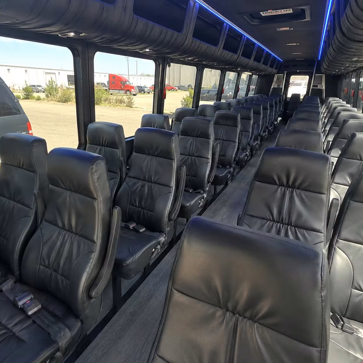 35 passenger minibus interior