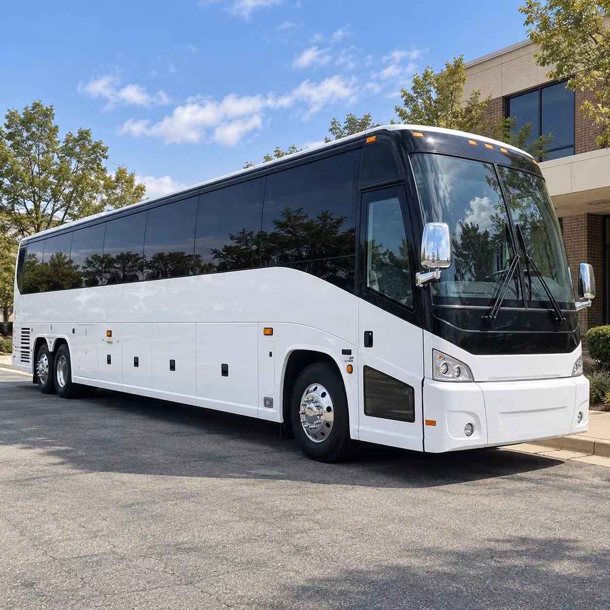 memphis 56 passenger charter bus rental