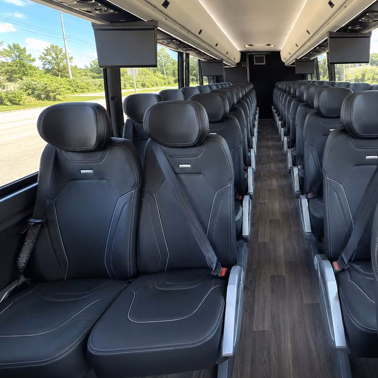 memphis charter bus interior gallery