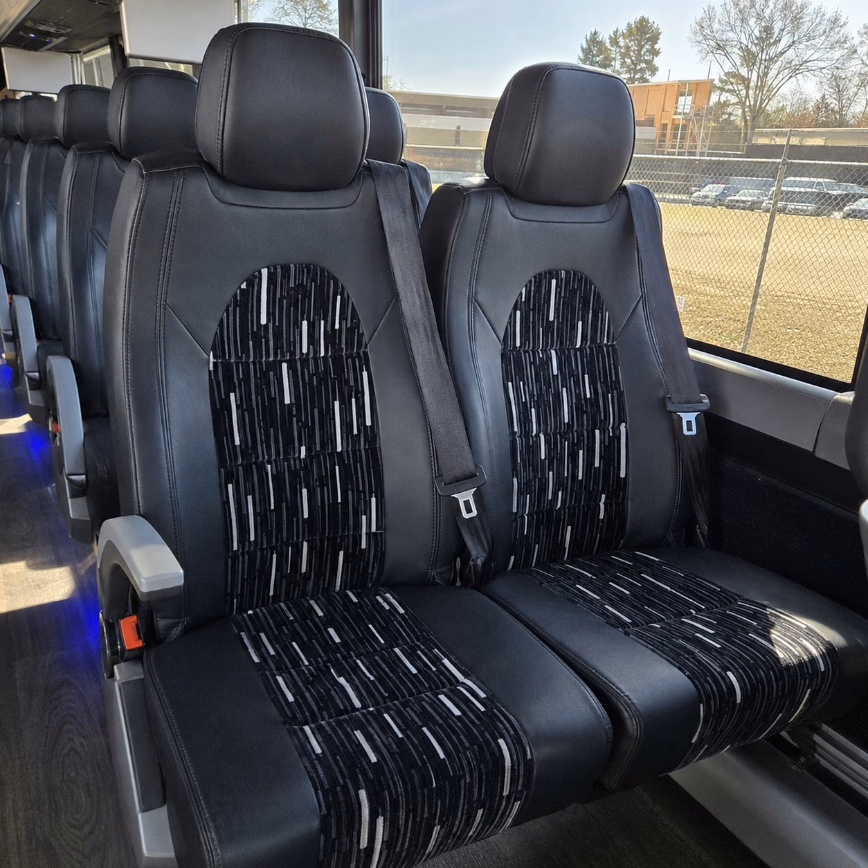 memphis charter bus interior